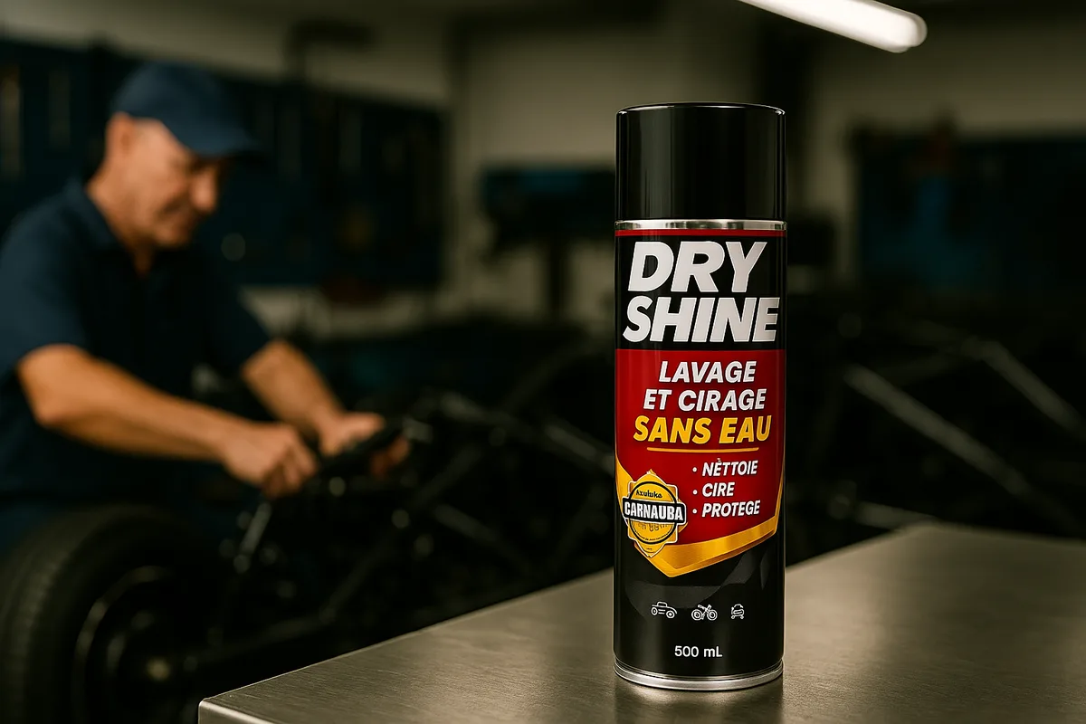 DryShine dans un atelier automobile